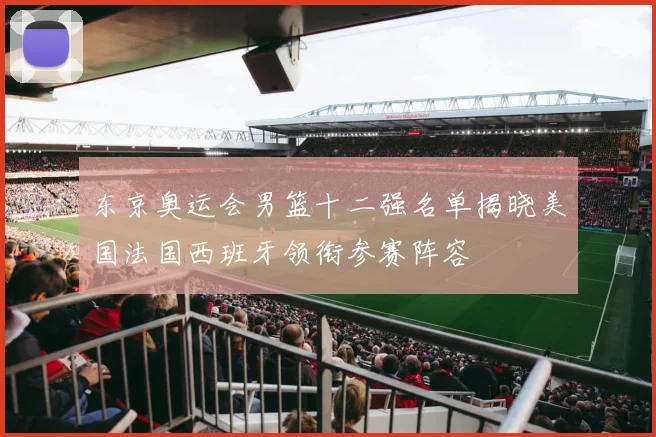 东京奥运会男篮十二强名单揭晓美国法国西班牙领衔参赛阵容