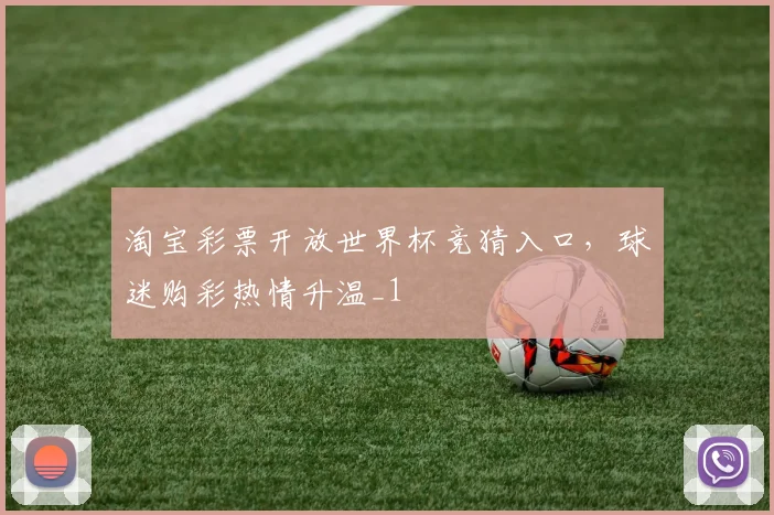 淘宝彩票开放世界杯竞猜入口,球迷购彩热情升温_1
